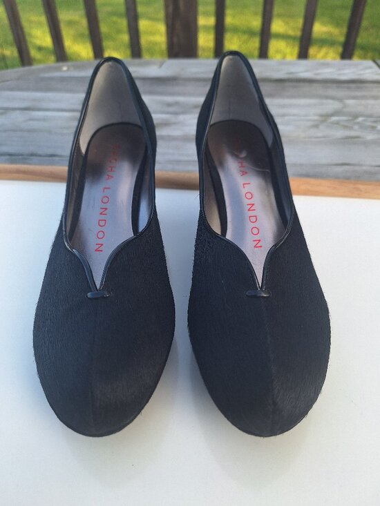 Sacha London Shoes - Sacha London Pony Hair Wedges Sz 8